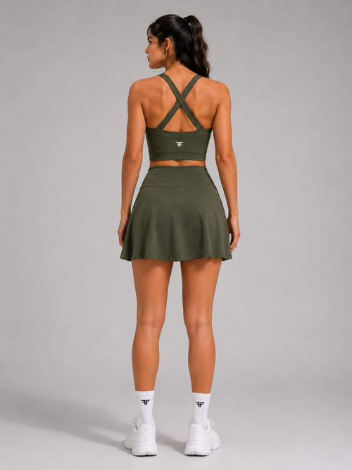 Flex Forte Elevate Court Set – Moss Green